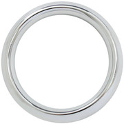 PETERBILT 386 YEAR 2015 CHROME PLASTIC SNAP ON SPEED TACHOMETER GAUGE BEZEL