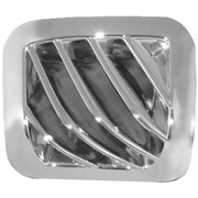 Chrome Plastic Dash Defrost Vent - Passenger Side For Peterbilt 357 378 379 385 386 389 Replacement