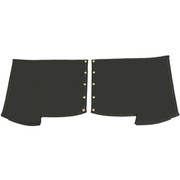 Black Non-Quilted Vinyl Front Fender Cover For Peterbilt 379 - Pair Replacement