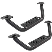 F-150 RAPTOR WITH A SUPER CAB YEAR 2017 TEXTURED BLACK STEEL 4 INCH DROP DOWN SIDE STEP KIT