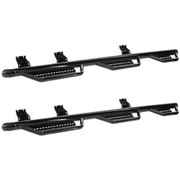 SILVERADO 3500 HD YEAR 2016 BLACK STEEL RUNNING BARS W 6 STEPS W 78 INCH BED