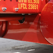 PETERBILT 389 YEAR 2021 ALUMINUM FUEL TANK FRAME FILLER PANEL WITH 26 INCH TANKS