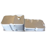 4964 HERITAGE YEAR 1995 ALUMINUM REAR SUMP ENGINE OIL PAN WITH DRAIN PLUGS SIDE PORTS