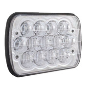 T800 CURVED GLASS YEAR 2006 5 X 7 INCH RECTANGULAR LED HEADLIGHT WITH 13 DIODES 1900/1000 LUMEN