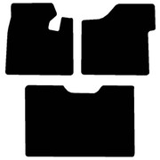 Black Front and Middle Floor Mats IN-0114579 Replacement