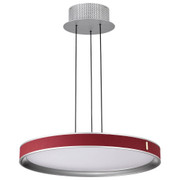 Bandon 20 Inch LED Pendant Gray W Red Wrap Acrylic Lens Replacement