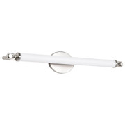 Edgeworth 28 Inch LED Vanity Brushed Nickel Acrylic Lens