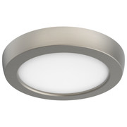 Blink Pro - 9W 5in LED Fixture CCT Selectable Round Shape Brushed Nickel Finish 120V