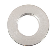 Brass Round Plain Locknut .125 IP .75 in Diameter .125 in Thick Nickel Finish Replacement