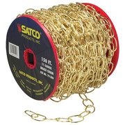 11 Ga. Chain Brass Finish 50 yd. 150 ft. to Reel 1 Reel To Master 15lbs Max Replacement