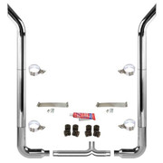 379 YEAR 1999 7-5X102IN CRM EXHAUST KIT W BH STACKS 90S AND CRM TAPER YPIPE QUIET SPOOL 52IN NON-UNI 5IN TAPER LOCK CRM TEE