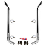 379 YEAR 1990 7-5X96IN CRM EXHAUST KIT W BH STACKS AND OE STYLE ELBOWS STANDARD SPOOL 52IN NON-UNIBILT