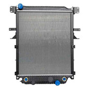 B2 BUS YEAR 2009 PLASTIC ALUMINUM RADIATOR W OIL COOLER FRAME