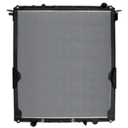 CASCADIA 113 YEAR 2008 PLASTIC ALUMINUM 2 ROW RADIATOR W OIL COOLER