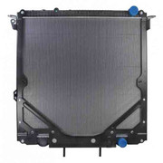 CASCADIA 113 YEAR 2017 PLASTIC ALUMINUM RADIATOR WITH FRAME OIL COOLER 35.75 X 38.5 INCH