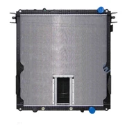 CASCADIA 113 YEAR 2014 PLASTIC ALUMINUM RADIATOR W OIL COOLER AND PTO BOX
