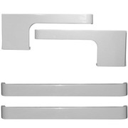 379 YEAR 1991 ALUMINUM 5 X 48 INCH CAB-COWL AND SLEEPER PANEL W SHORT WRAP - BLANK