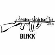 7 Inch Black Chrome Shop Mafia Decal