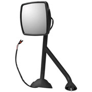DURASTAR YEAR 2017 BLACK CONVEX HEATED MIRROR W BRACKET FOR HOOD PASSENGER SIDE