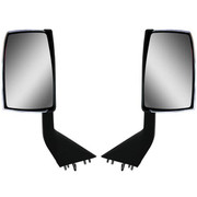 Chrome Mirror W Bracket Hood Mount Driver Side Replacement