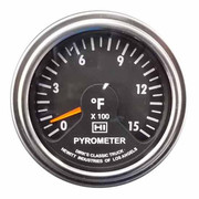 362 YEAR 1993 3 INCH BLUE DISPLAY PYROMETER GAUGE