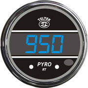 K100E YEAR 1993 3 INCH BLUE DIGITAL PYROMETER WITH 40 TO 1850 DEGREE FAHRENHEIT RANGE