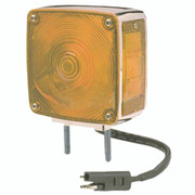 2 Stud Mount Square Amber Turn Signal Light Replacement