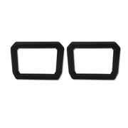Rubber End Cap Black 2pcs Replacement