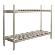 IN-0128474 Keg Shelving Unit 3 Shelves 20x80 .5 Barrel Keg Capacity 15 Total 5 Per SHELF
