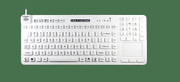 IN-0126508 Really Cool Waterproof Sealed Keyboard Touch LP With MagFix And Backlight White