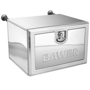 Bawer Evolution Tool Box Plus w/Top Pullout Drawer Gas Shocks 16x20x24 in Polished Stainless Steel Replacement Tool Box
