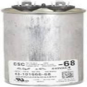 Single Round Capacitor 45 uF 440 VAC 2.120 x 4.060 max. in. Replacement