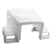 CLASSIC XL 132 YEAR 2004 FIBERGLASS HOOD W FRONT HINGE BAR FOR FREIGHTLINER FL132 CLASSIC XL