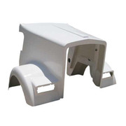 W900L AEROCAB YEAR 2010 FIBERGLASS HOOD SHELL FOR KENWORTH W900L W CURVED WINDSHIELD