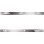 9200I YEAR 2000 51 INCH STAINLESS STEEL SLEEPER PANELS W 6 P1 AMBERCLEAR LEDS