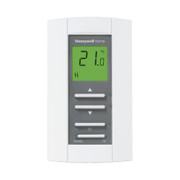 Line volt non-programmable electronic thermostat for electric floor heating applications with 5 mA