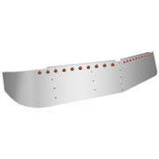 4000 SERIES YEAR 2011 12.5 INCH STAINLESS STEEL DROP VISOR W 20 BULKHEAD LIGHT HOLES