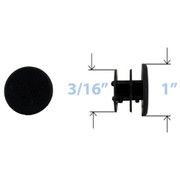 Cross Brace Plug for 20IN and 22IN Alum. Wheelchairs Set of 4 Replacement