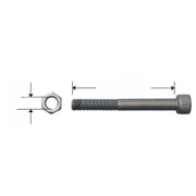 NonFerromagnetic Axle and Nut for Front Caster on 20IN 22IN And 24IN NonFerro Aluminum Wheelchairs Replacement