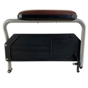 MRI NonFerromagnetic Desk Len Detachable Arm Assy for 20IN Wide Aluminum Wheelchairs Left Burgundy Replacement