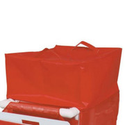 MRI NonMagnetic PVC Hood Cover for Crash Cart Red Vinyl