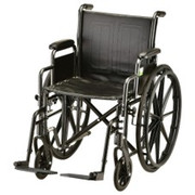 Wheel Chair with Detachable armrest Swing away legrest PVC leather Replacement