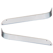 CASCADIA 125 BBC YEAR 2017 STAINLESS STEEL BUMPER UPPER CORNER TRIM