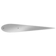 389 GLIDER YEAR 2019 STAINLESS STEEL TEARDROP HOOD EMBLEM ACCENT
