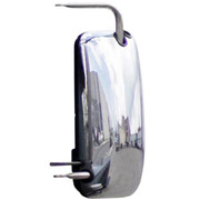 Chrome Heated Motorized Door Mirror W Hoop Driver Side Replacement