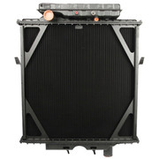 Copper Brass 4 Row Radiator With Surge Tank Replacement