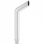 7 To 5 OD x 36IN Chrome Bull Hauler Bottom Exhaust Stack