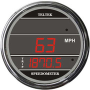 ARGOSY YEAR 2000 GREEN DIGITAL SPEEDOMETER GAUGE WITH TRIP METER 0-150 MPH