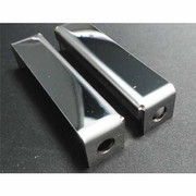 12 Ga. Stainless Steel 5 0.5 Inch Angled Tube Light Brackets Pair For Mirrors