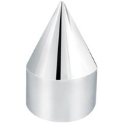 0.69 x 1.06 Inch Chrome Spiked Push On Nut Cover Replacement